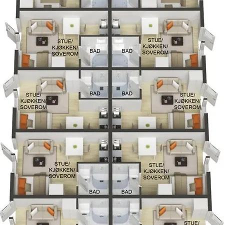 بيت ضيافة Hybel Med Gratis Internett Og Parkering *